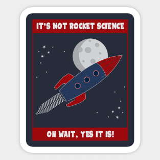 Rocket Science Sticker